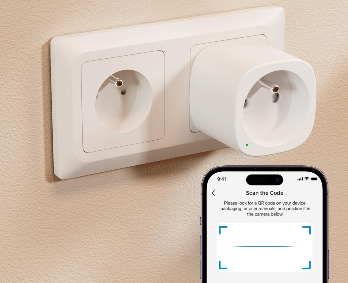 Multiprise connectée WiFi Meross (16A) - 4 Prises FR (Type E) + 4 USB  (Compatible Apple HomeKit, Alexa & Google Home) –