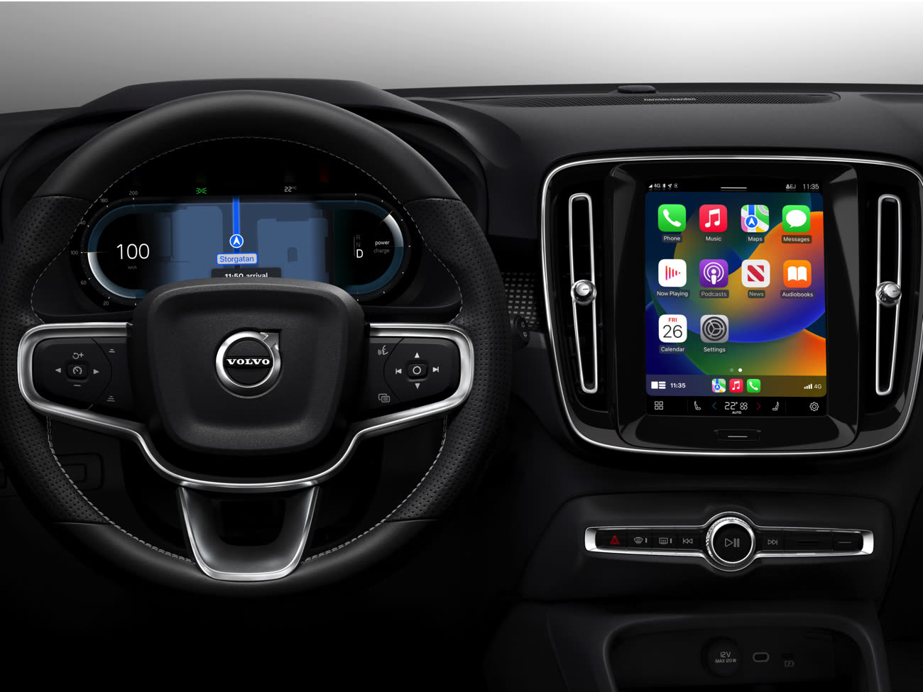 Boîtier d'intégration Volvo XC40 Apple Carplay Android Auto pour