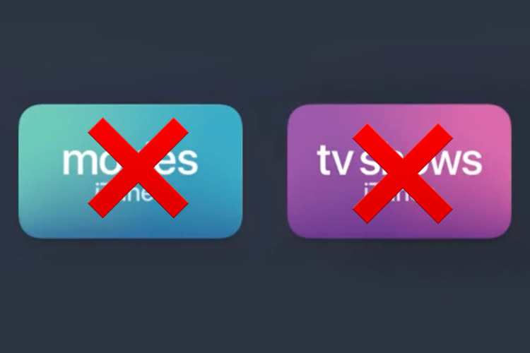 Apple va supprimer les applications Films et Séries TV de tvOS