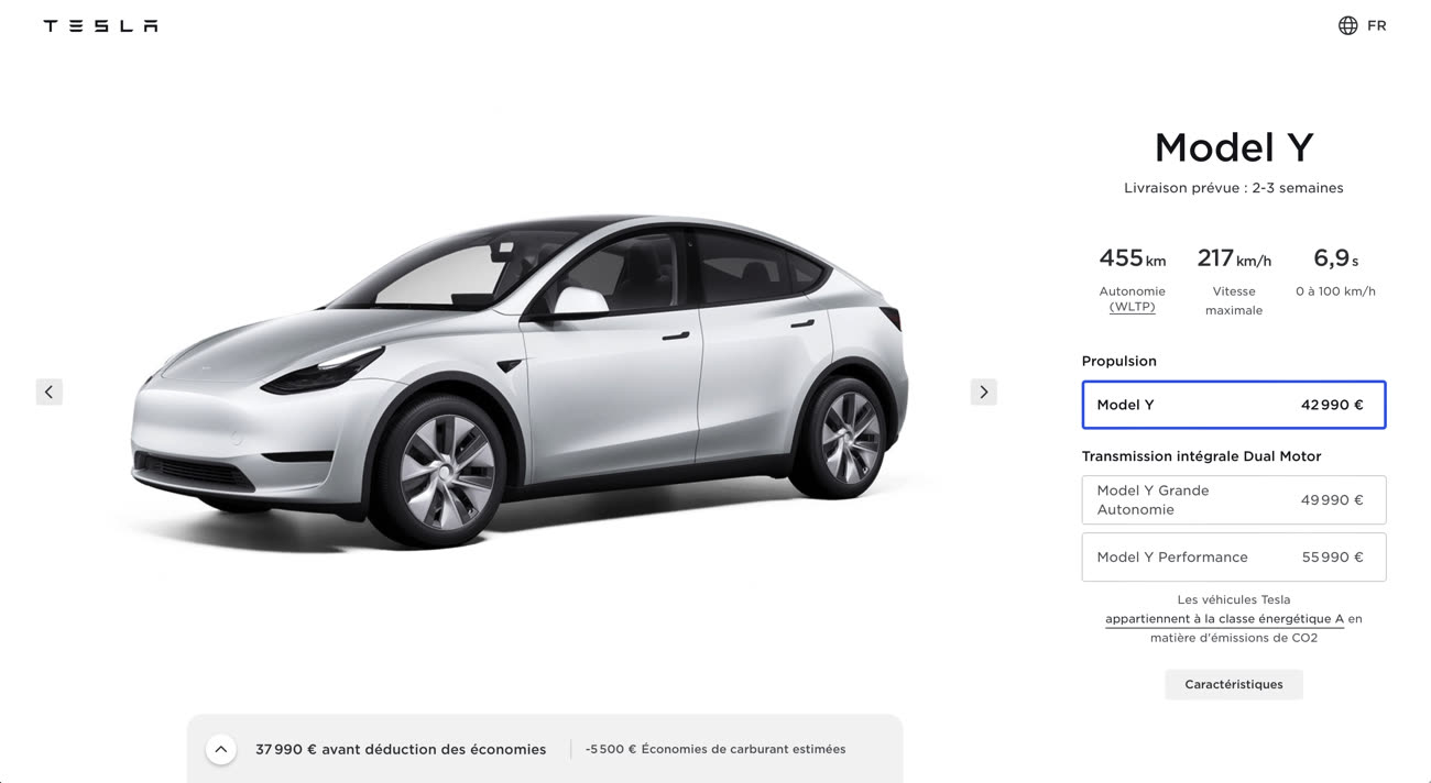 Tesla dévoile le Model Y