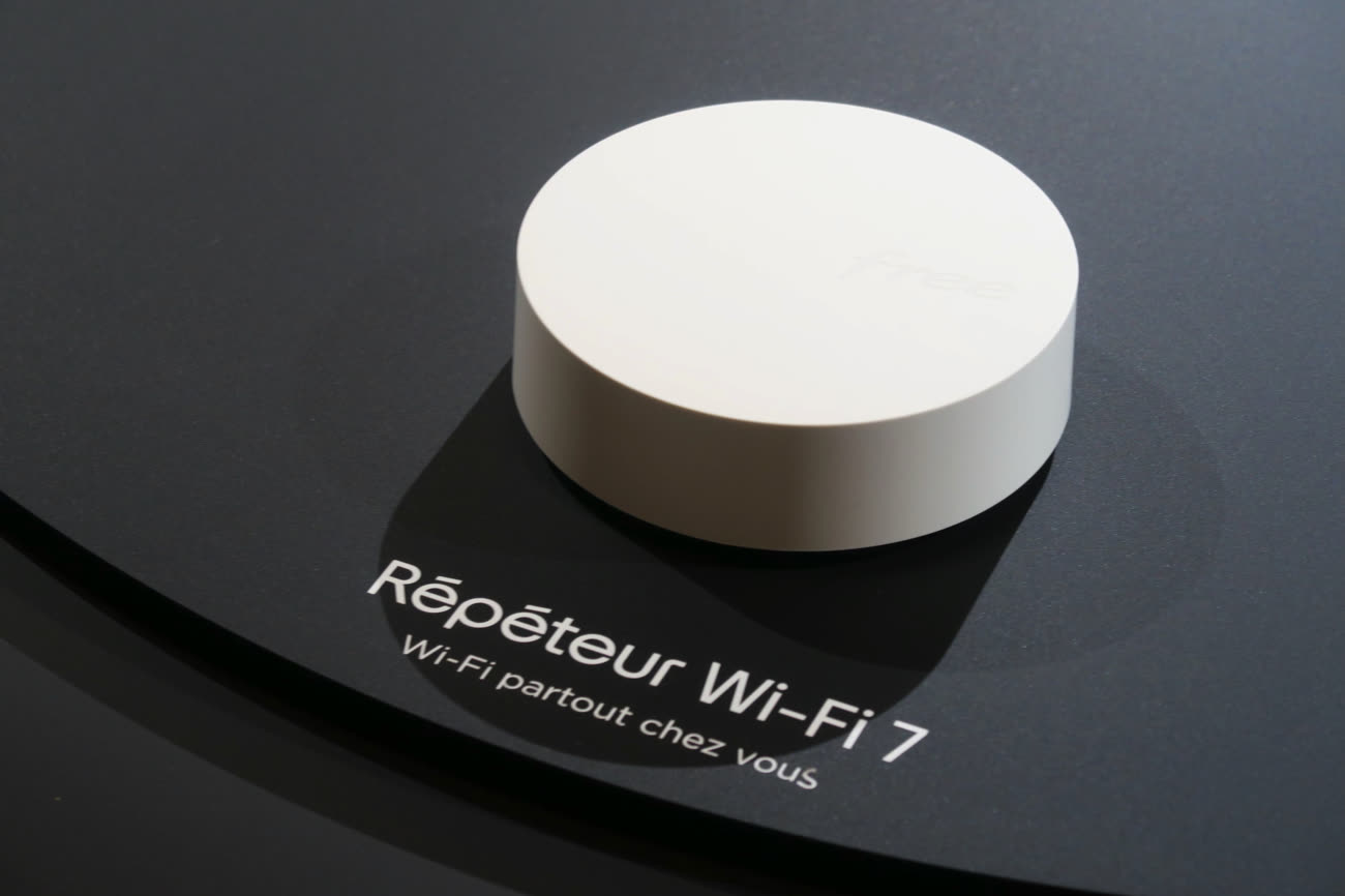 Free lance un nouveau répéteur WiFi 7
