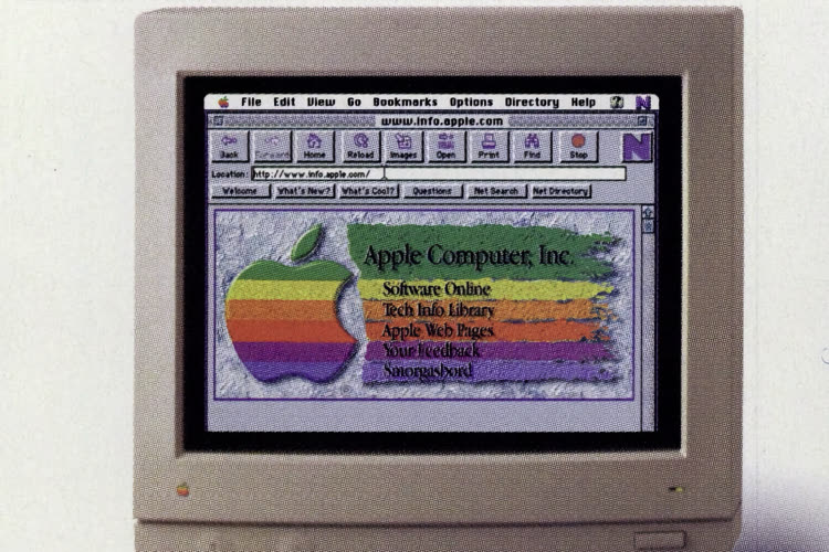 image en galerie : À quoi ressemblait le site apple.com dans les années 90 ?