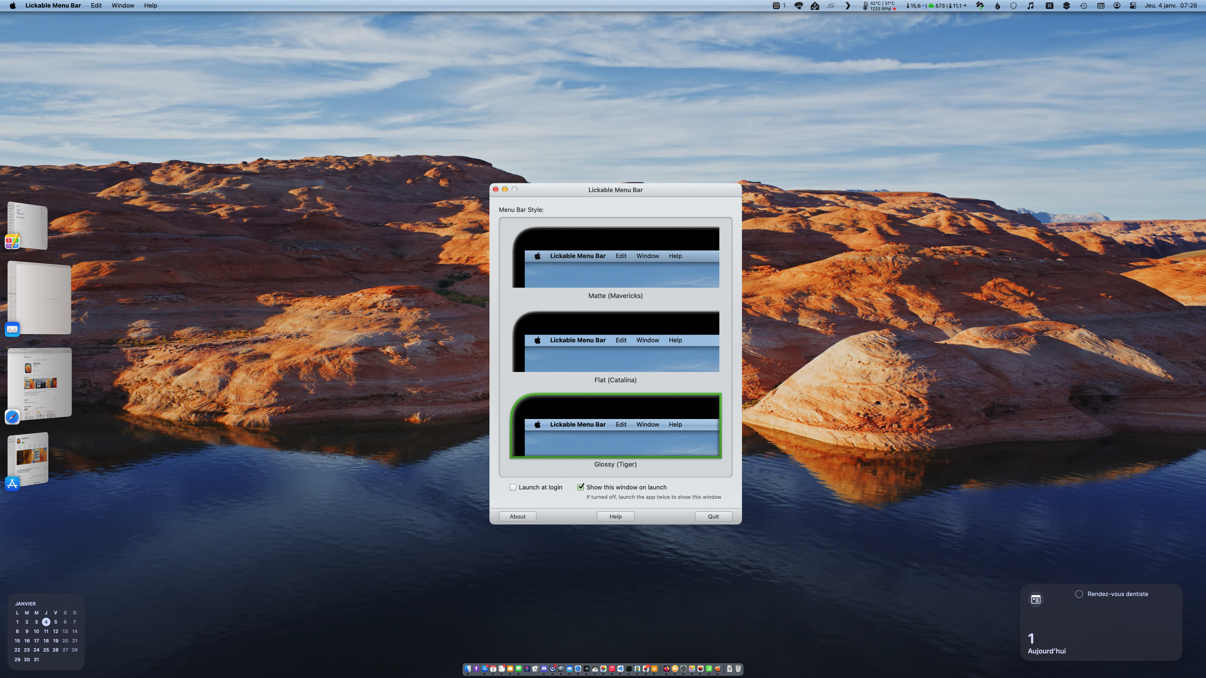 Lickable Menu Bar restaure la barre de menus des vieux Mac OS X MacGeneration