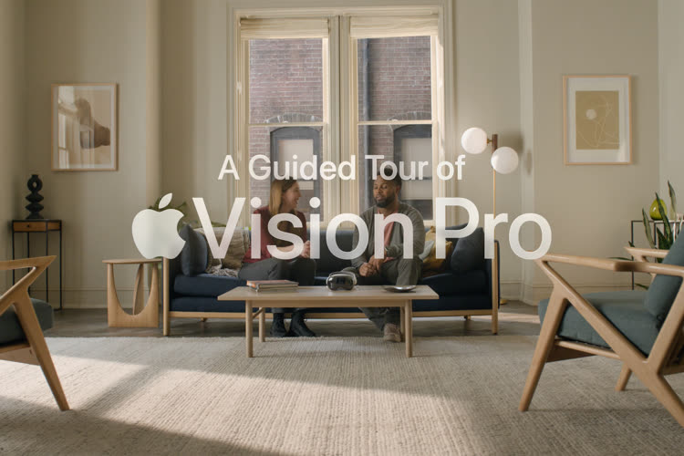 video en galerie : Apple présente une « visite guidée » du Vision Pro en vidéo