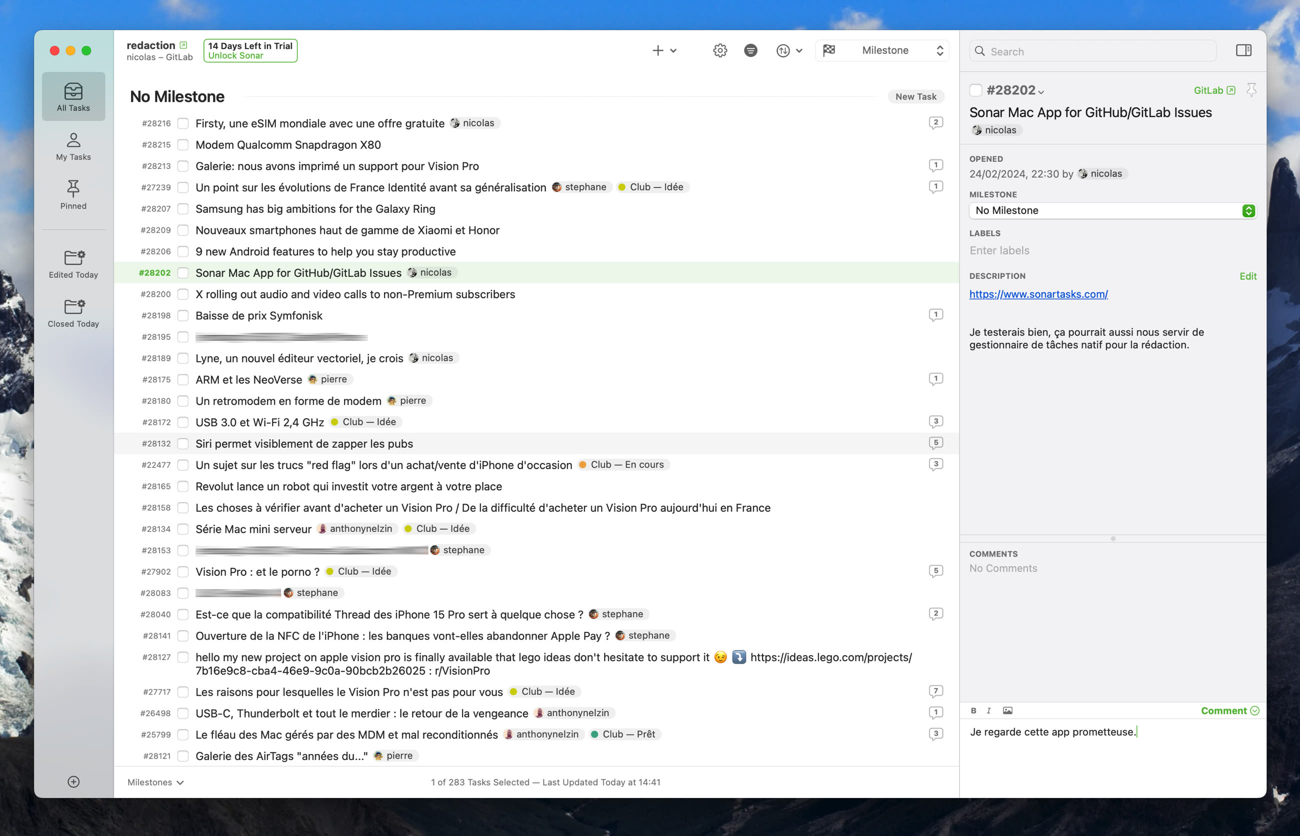 Sonar propose une interface native pour les « issues » de GitHub et ...