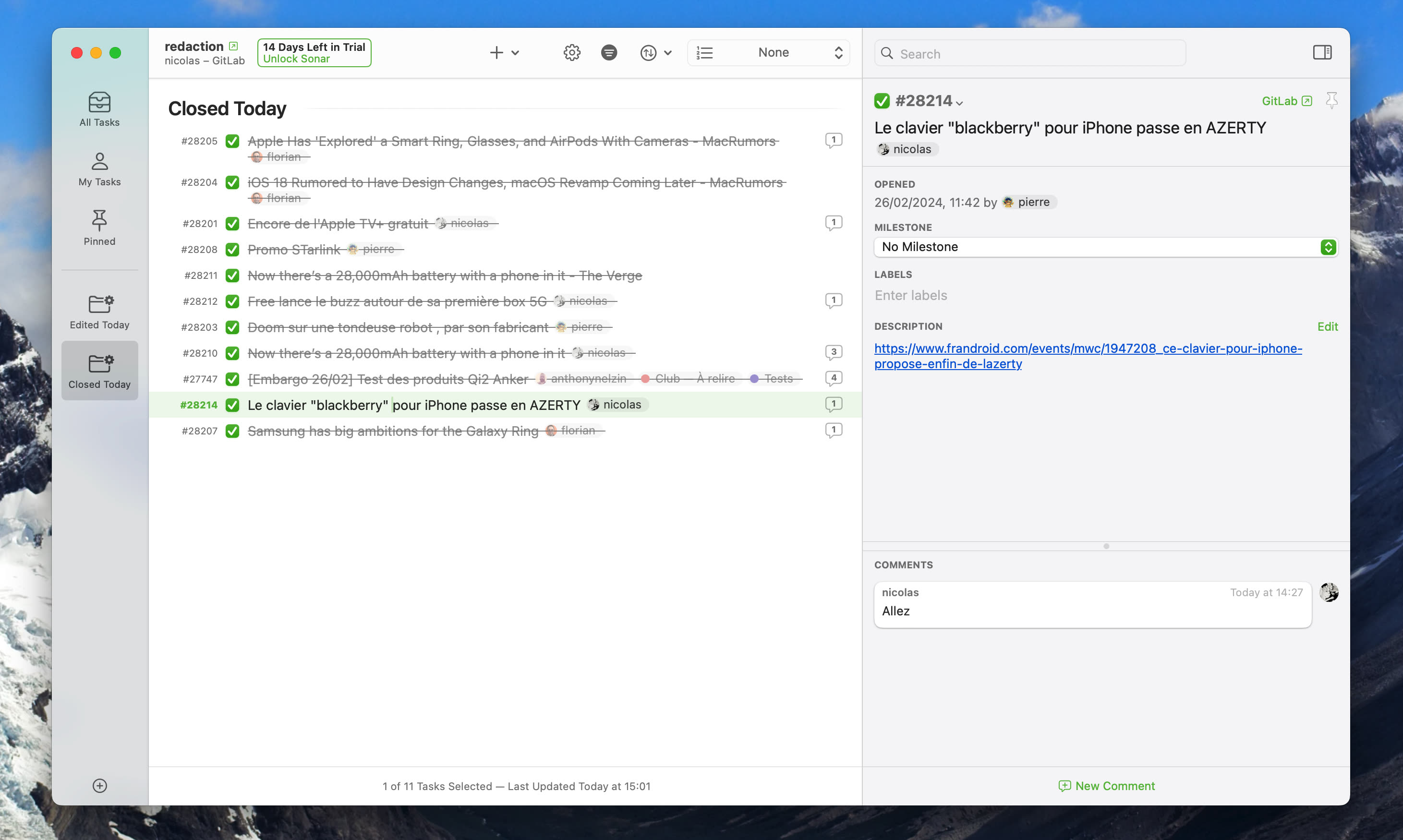 Sonar propose une interface native pour les « issues » de GitHub et ...
