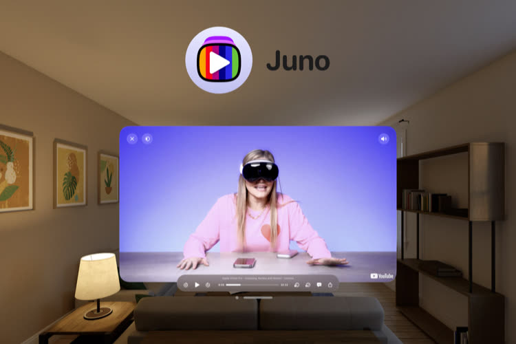 Juno : un lecteur YouTube pour visionOS par le créateur d’Apollo