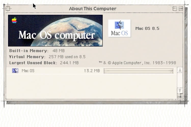 image en galerie : Ces vieux thèmes pour Mac OS montrent qu'Apple a parfois laissé de très larges possibilités de personnalisation