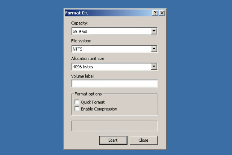 Les limites de l'outil de formatage de Windows viennent d'une solution temporaire de 1994