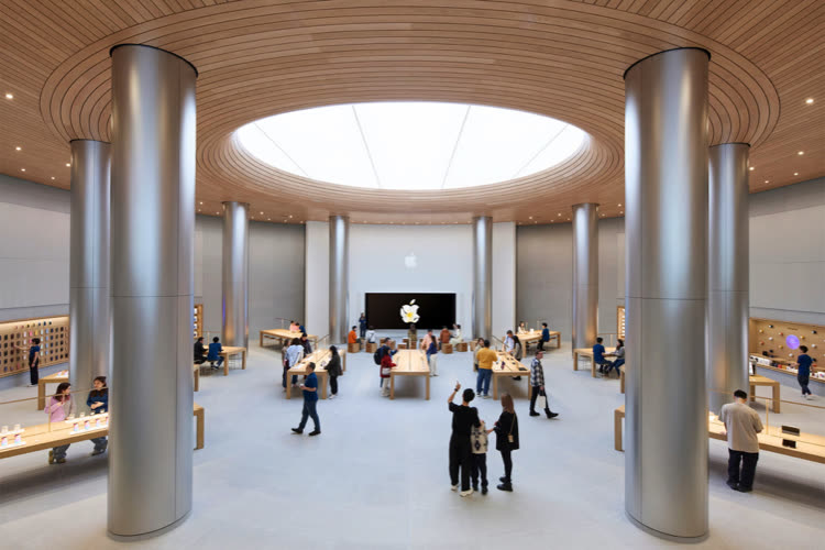 Apple dévoile un très grand Apple Store à Shanghai