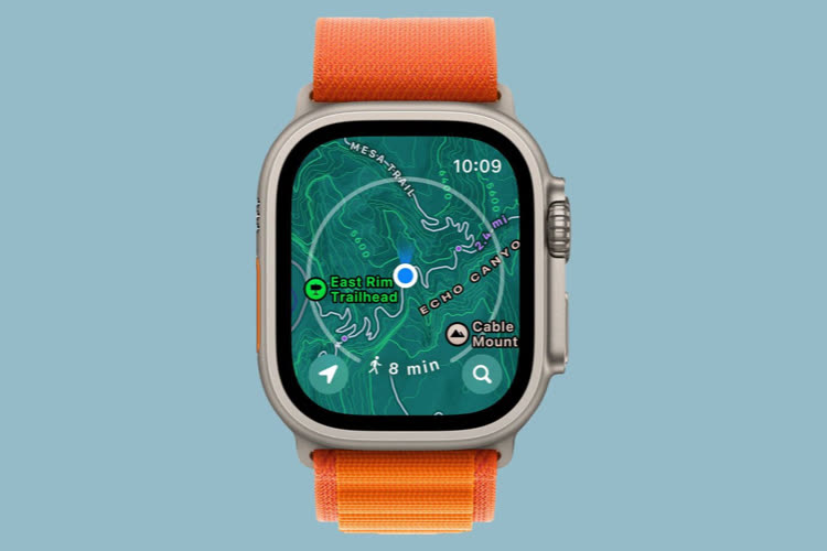 Les cartes topographiques de Plans pourraient passer de watchOS 10 à iOS 18, macOS 15 et visionOS 2