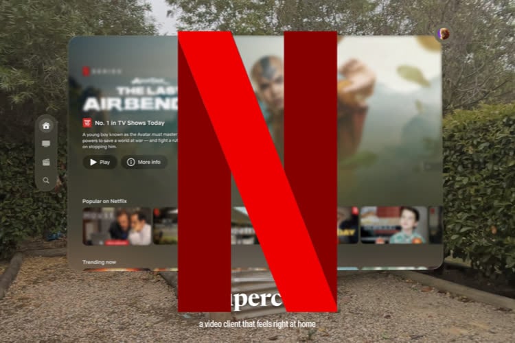 Faute d'app officielle, un développeur propose une app visionOS pour Netflix