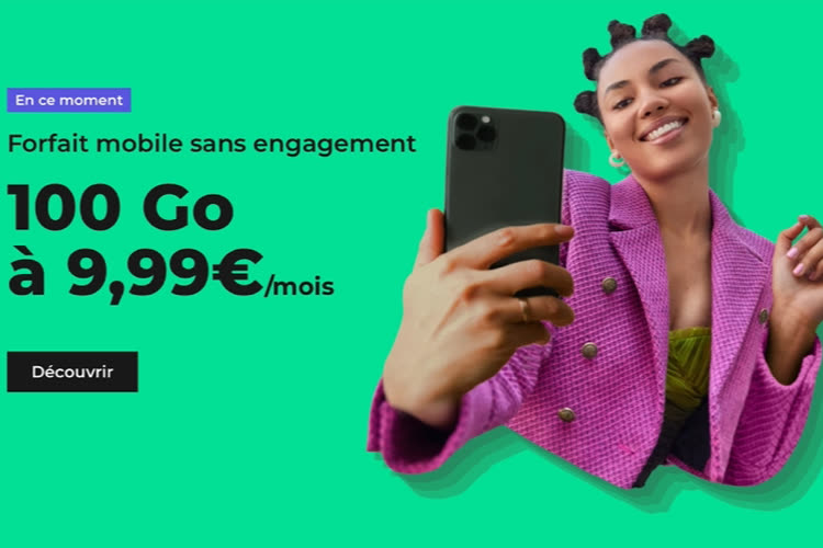 Promo : 100 Go de 4G pour 10 € par mois chez RED