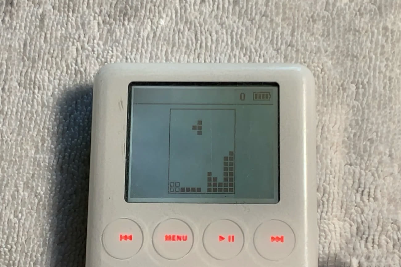 video en galerie : Tetris sur un prototype d'iPod 3G