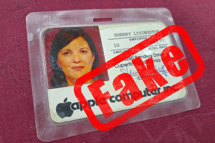 Méfiez-vous des objets « historiques » Apple : l'histoire du faux badge de la 10e employée