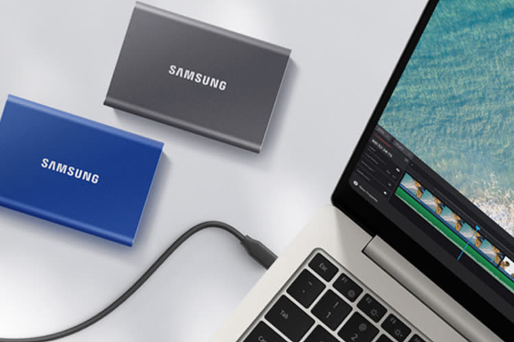 Promo : le SSD Samsung T7 en 2 To à 150 €