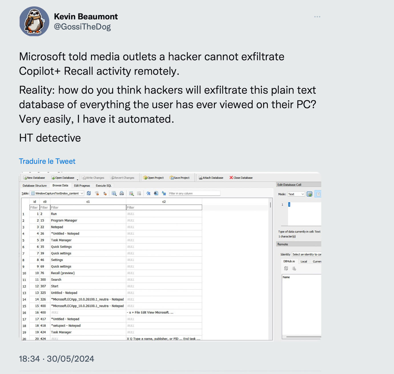 PC Copilot+ : la fonction Recall inquiète pour la sécurité des données ...