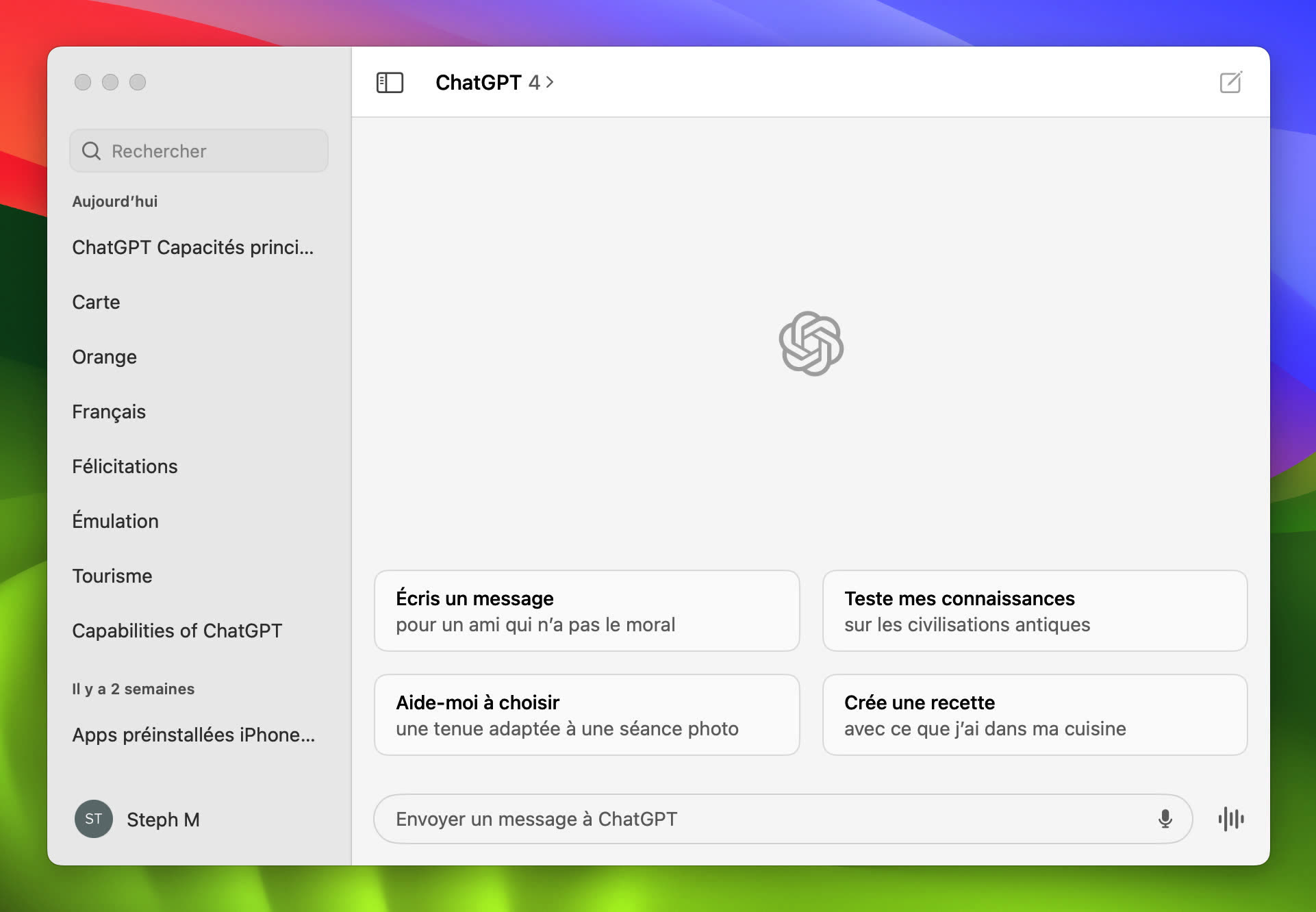 ChatGPT pour Mac est disponible pour tout le monde - MacGeneration