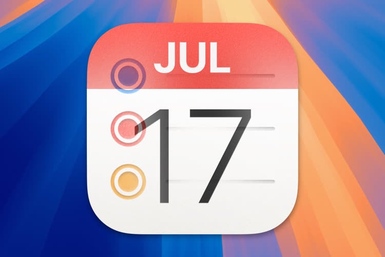 Aperçu de Calendrier, qui fait une à place à Rappels dans macOS Sequoia et iOS 18