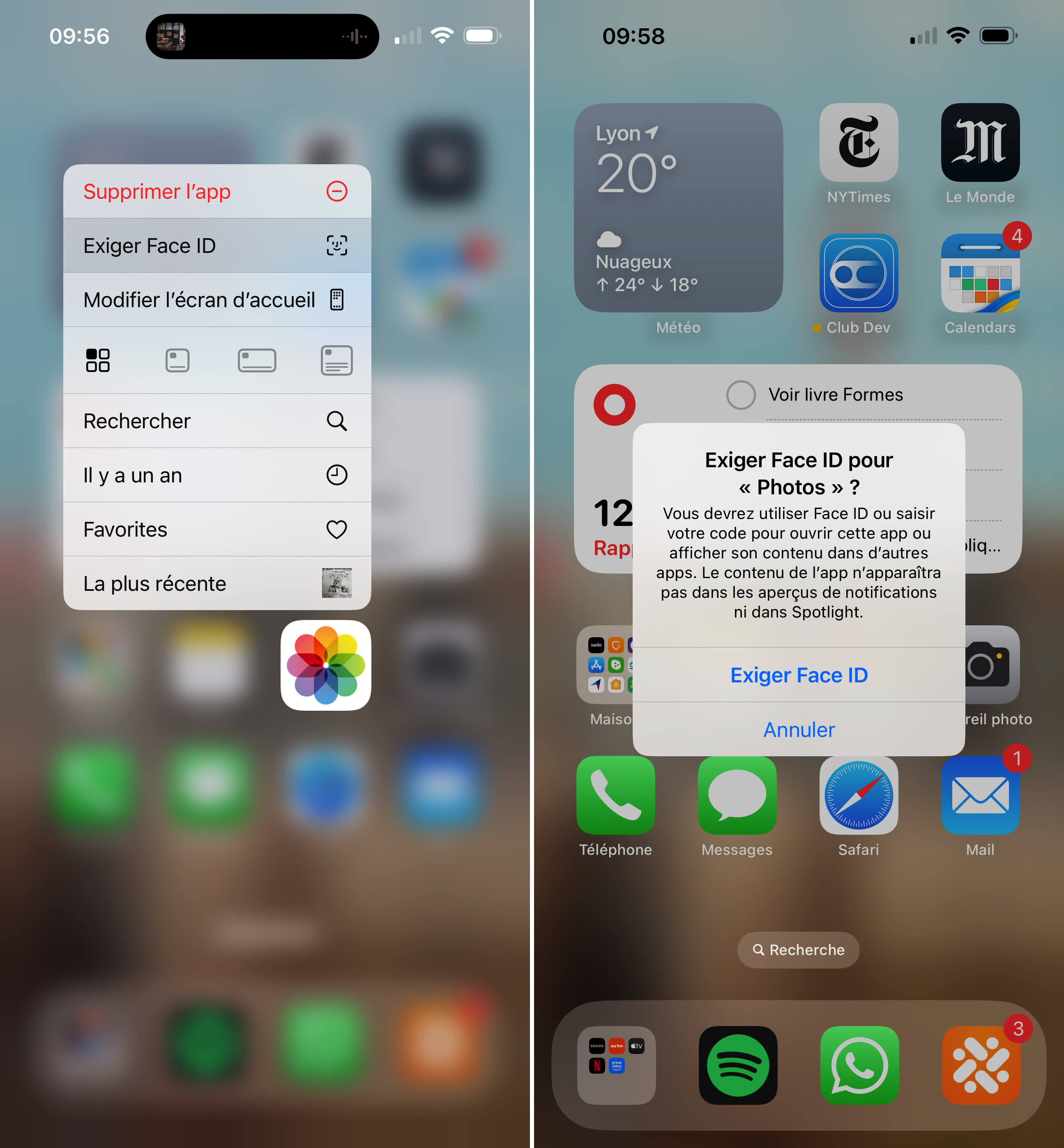 comment enlever une app masquer ios 18