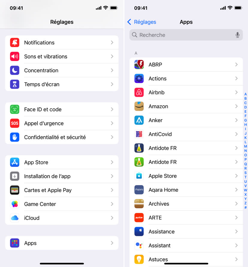 Prise en main des Réglages entièrement réorganisés sous iOS 18 et ...