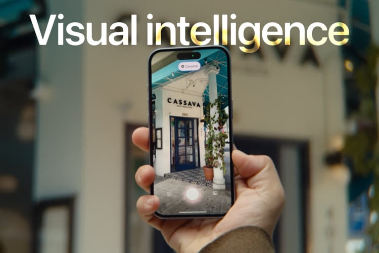 Visual Intelligence est réservée aux iPhone avec la nouvelle commande de l’appareil photo