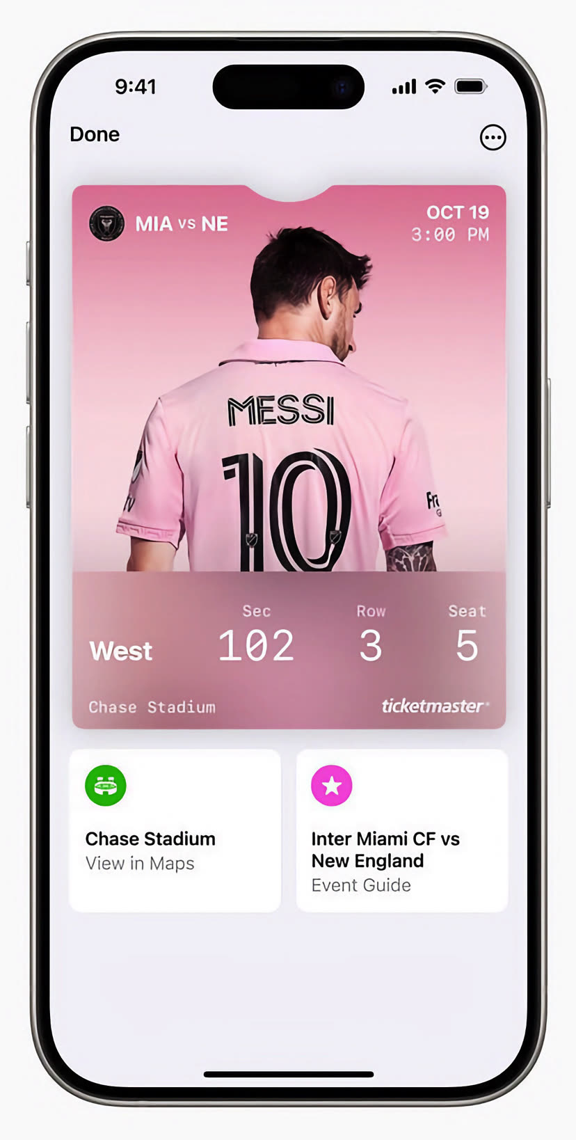 Ticketmaster va profiter des nouveautés du wallet d'iOS 18 pour des ...