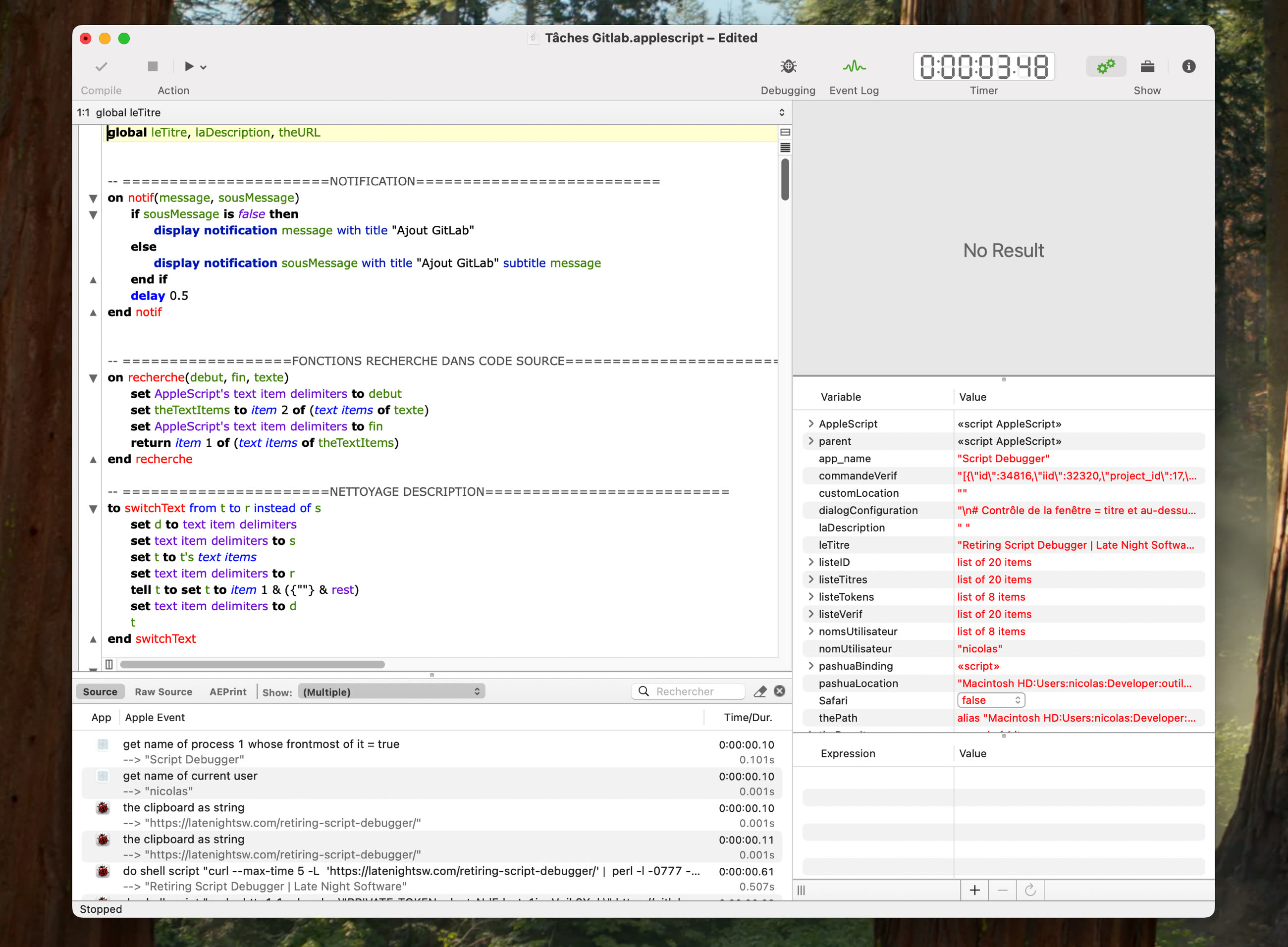 Coup dur pour AppleScript : Script Debugger va disparaître - MacGeneration