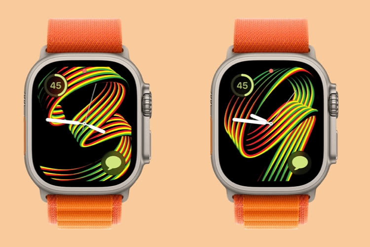 Coup d’œil sur le nouveau cadran « Unité en rythme » de watchOS 11.3