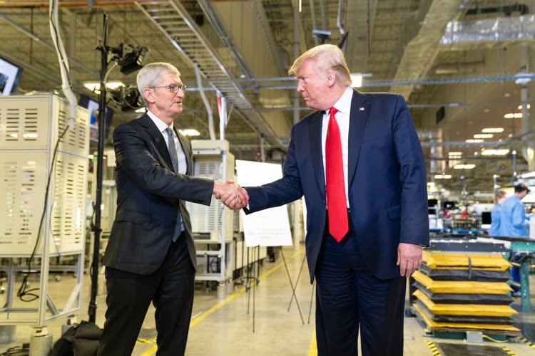 Tim Cook va donner personnellement un million de dollars pour la cérémonie d’investiture de Donald Trump