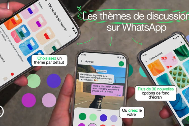 WhatsApp donne des couleurs à ses conversations