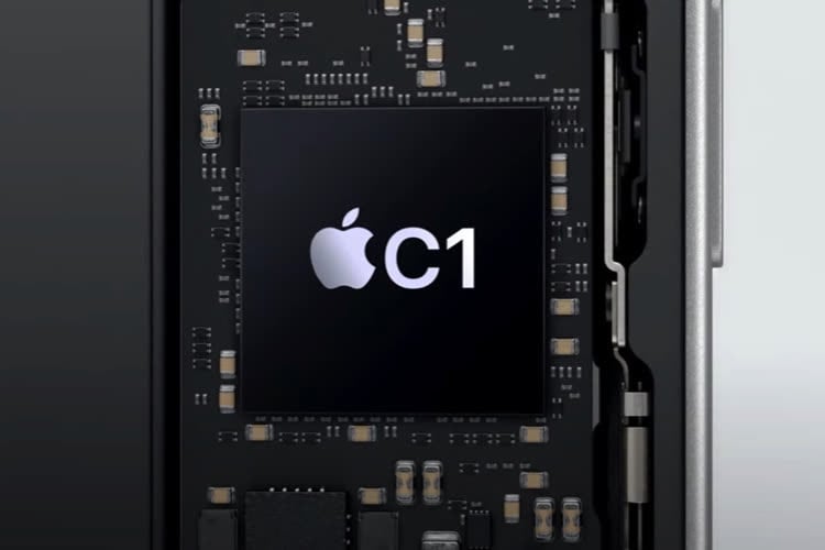 Avec le C1, Apple met le modem au centre de l'iPhone 16e