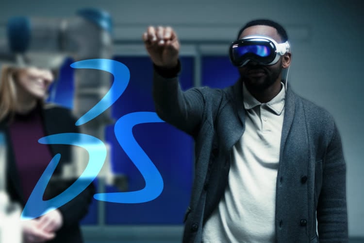 Dassault Systèmes a créé une app sur le Vision Pro pour projeter du contenu 3D en réalité augmentée