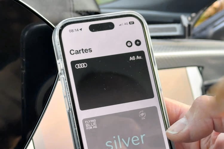 Audi a discrètement activé la fonction clés de voiture d’iOS sur sa nouvelle A6 électrique