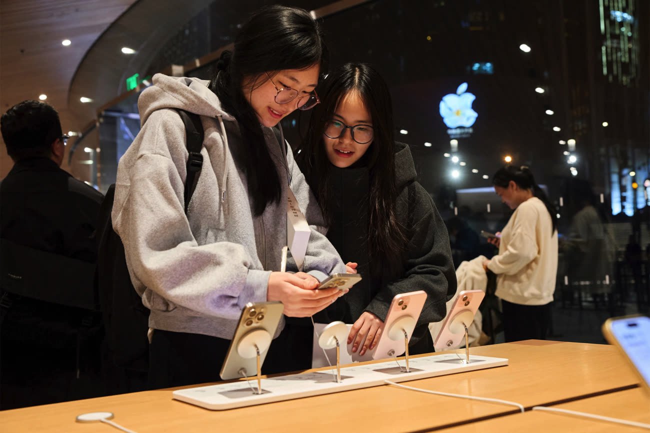 Apple Store de Jing’an à Shanghai le 31 mars. Crédit : Apple