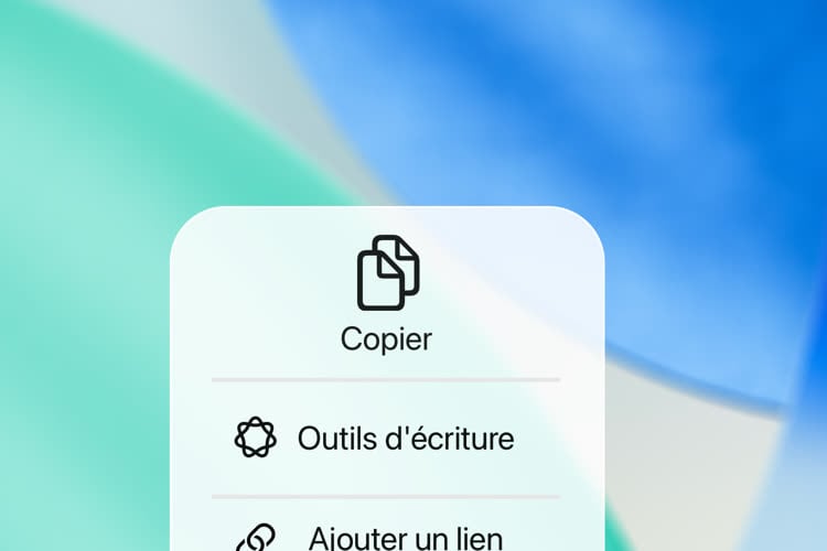 iOS 26.1 restaure le geste bien pratique d’iOS 18 pour les menus contextuels