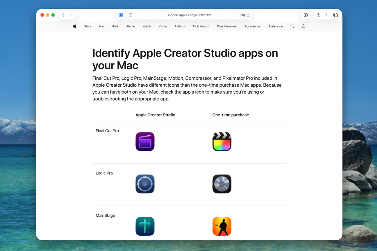 Voici une fiche support originale. Image MacGeneration.