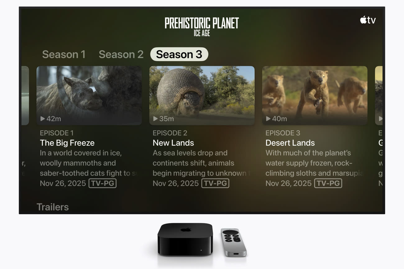 Le résultat dans l’app TV. Image Apple.