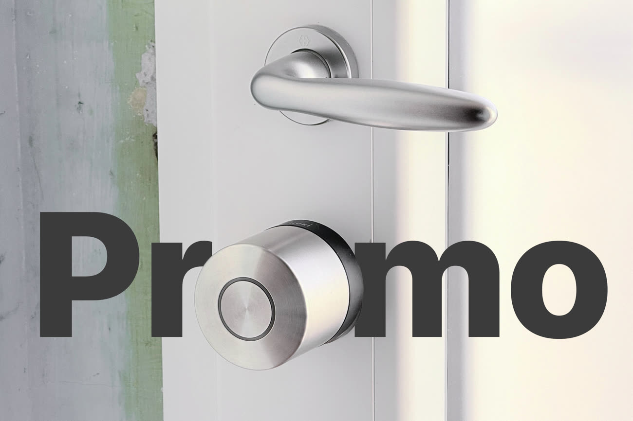 La Smart Lock Ultra sur ma porte d’entrée. Image iGeneration.