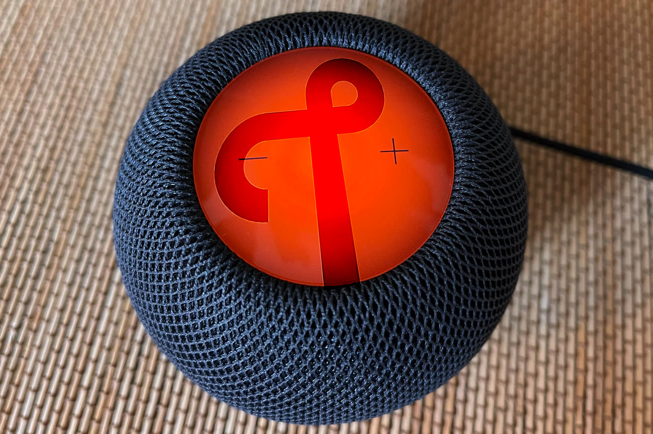 Le HomePod mini assurait le rôle de routeur de bordure Thread et sera moins indispensable à l’avenir. Image iGeneration.