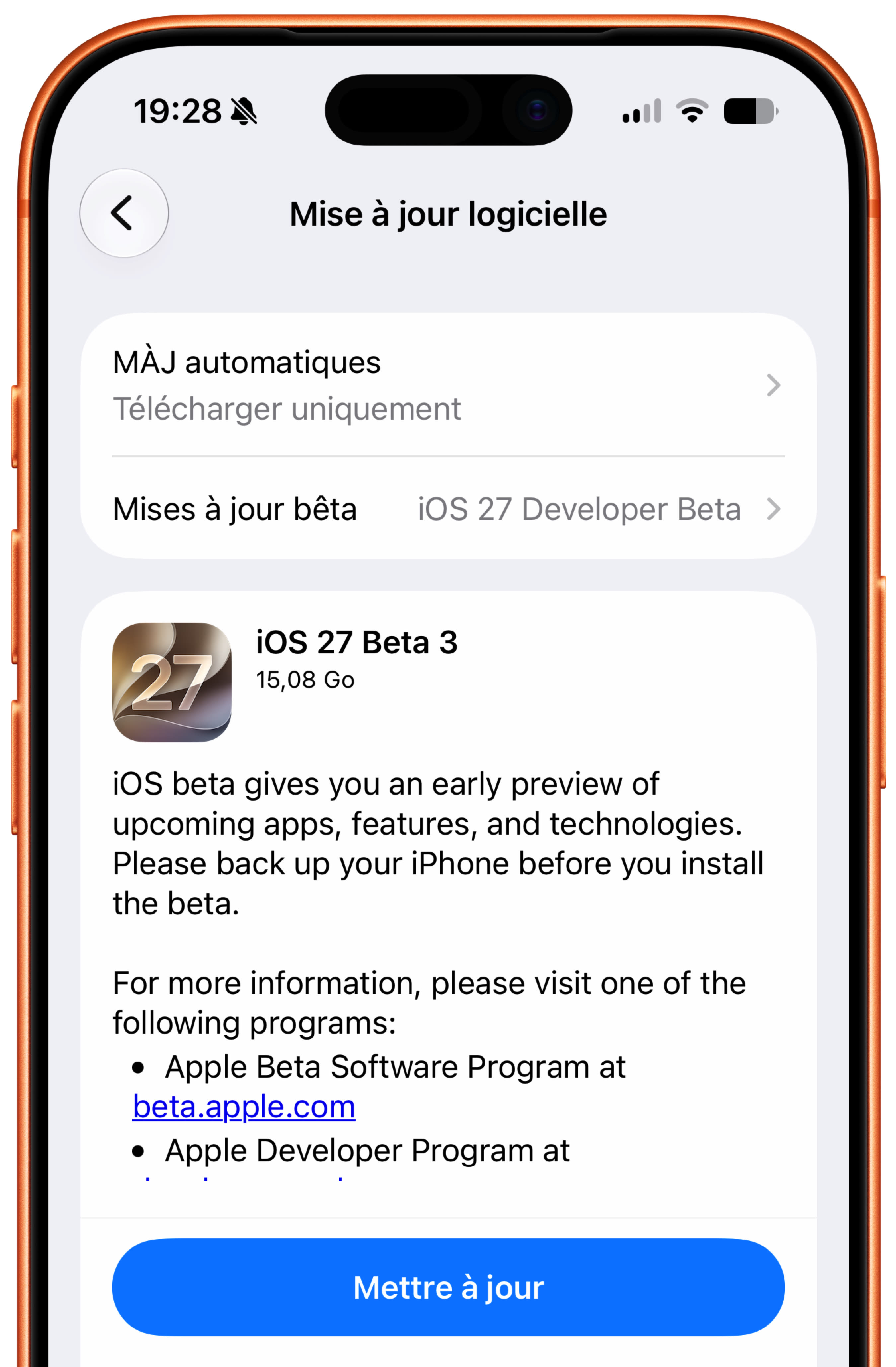 iOS 27 et macOS 27 : la bêta 3 disponible pour les développeurs ...