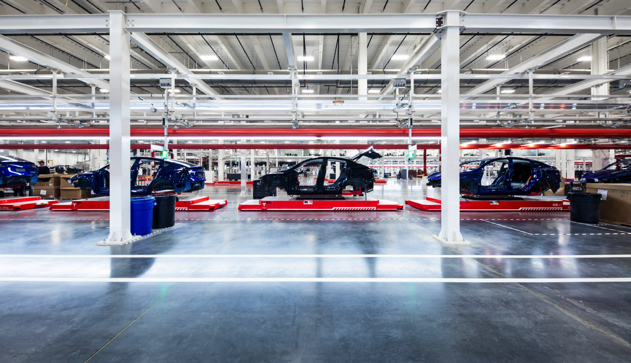 L’usine texane produit notamment une partie des Model Y destinées au marché local. Image Tesla.
