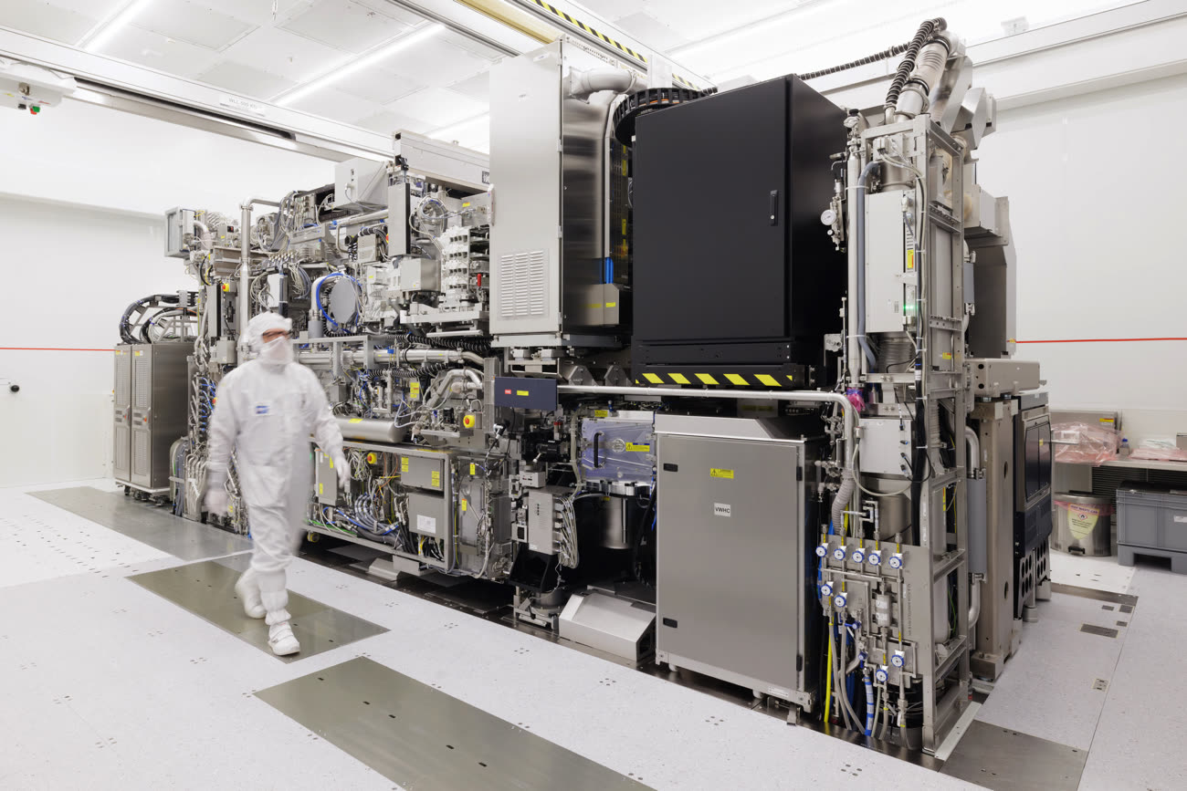 Une machine de lithographie de pointe, production exclusive d’ASML… pour le moment. Image ASML.