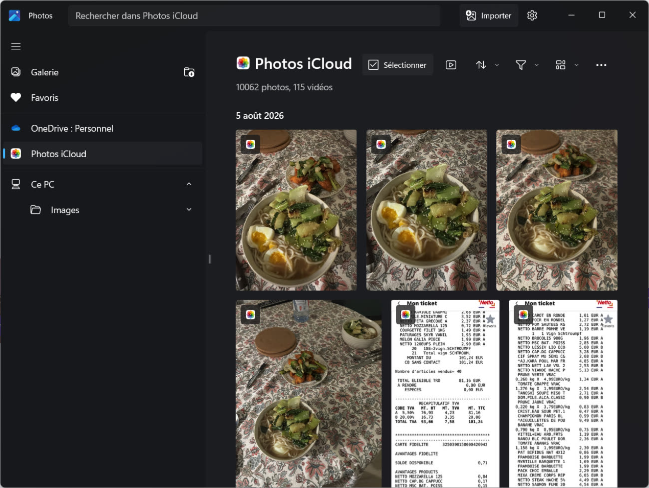 Passez par "Photos Microsoft" pour un meilleur tri de vos photos iCloud. Image MacGeneration