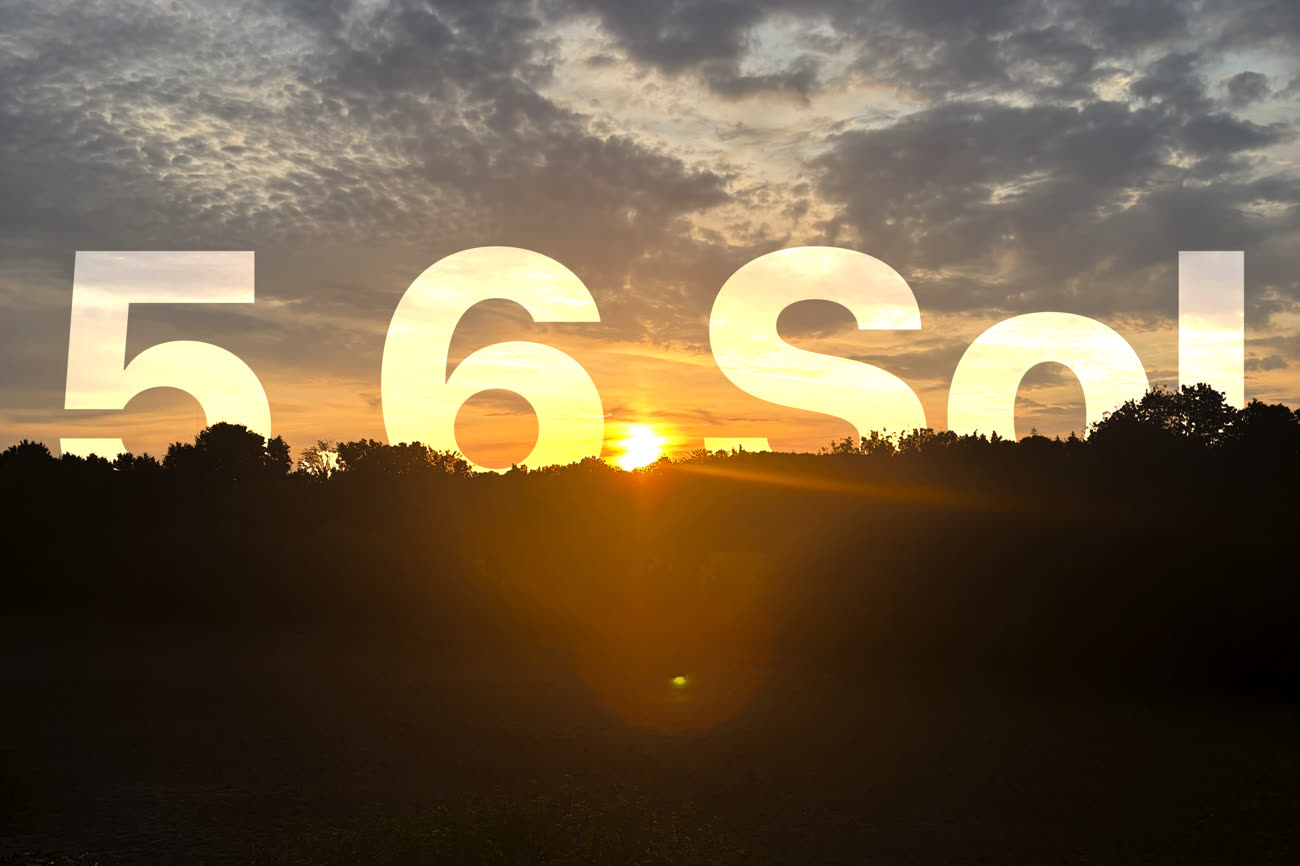 Le prix de 5.6 Sol descend sous l’horizon, allégorie. Image MacGeneration.