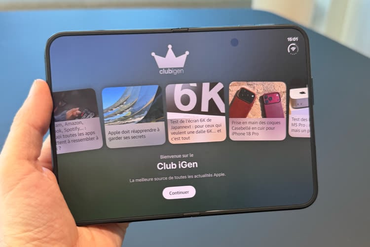App Club iGen : déjà prête pour l’iPhone Duo, elle continue de s’améliorer grâce à vos retours